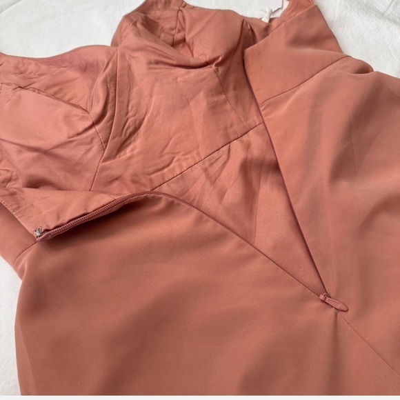 Azazie Rust Maxi Dress - Picture 6 of 8